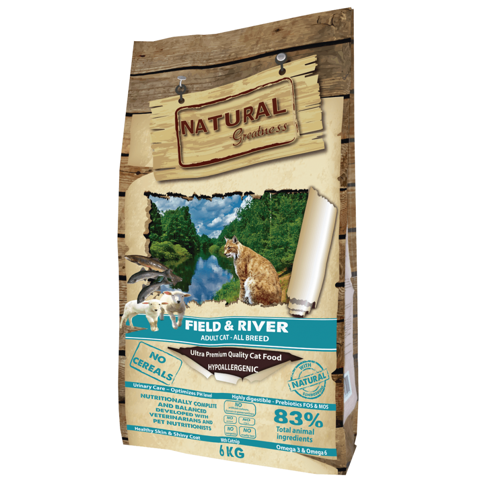 Natural G Receta Cat Field River No Cereal
