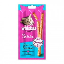 Whiskas Stick Salmó (3 Sticks) 18 gr