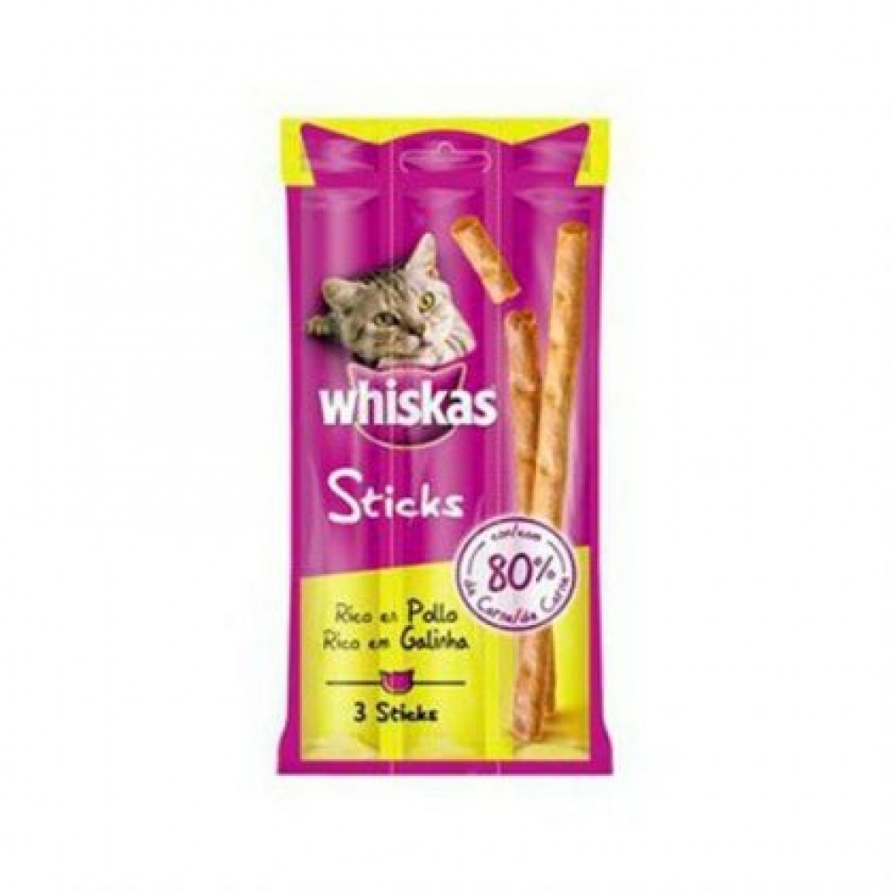 Whiskas Stick Pollastre (3 sticks) 18 gr