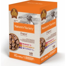 Multipack Variety Nature Original  sin cereales mini para perro 4 unidades de 150 gr 