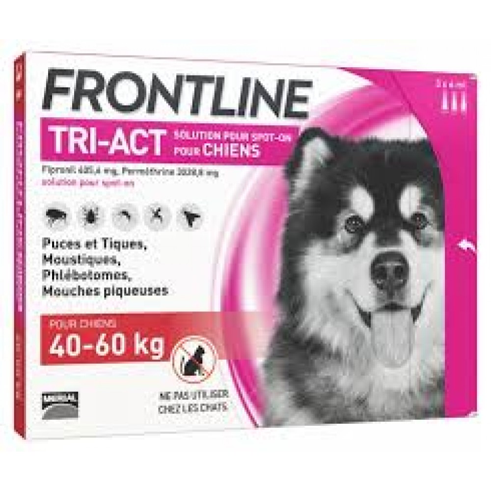 Frontline Tri-Act 40-60kg  3 pipetas 